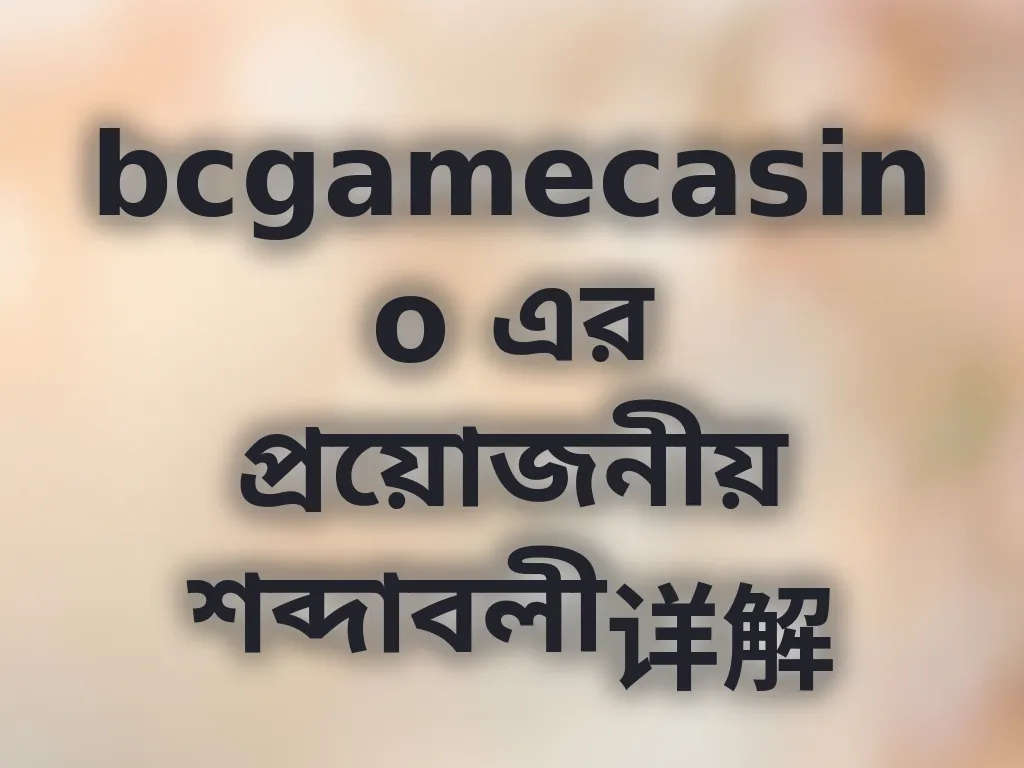 ক্যাসিনো টার্মস নির্দেশিকা
